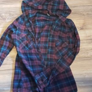 Empyre hooded flannel